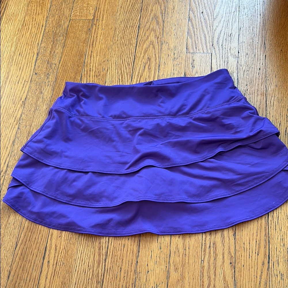 Athleta Purple Bubble Mini Skirt
